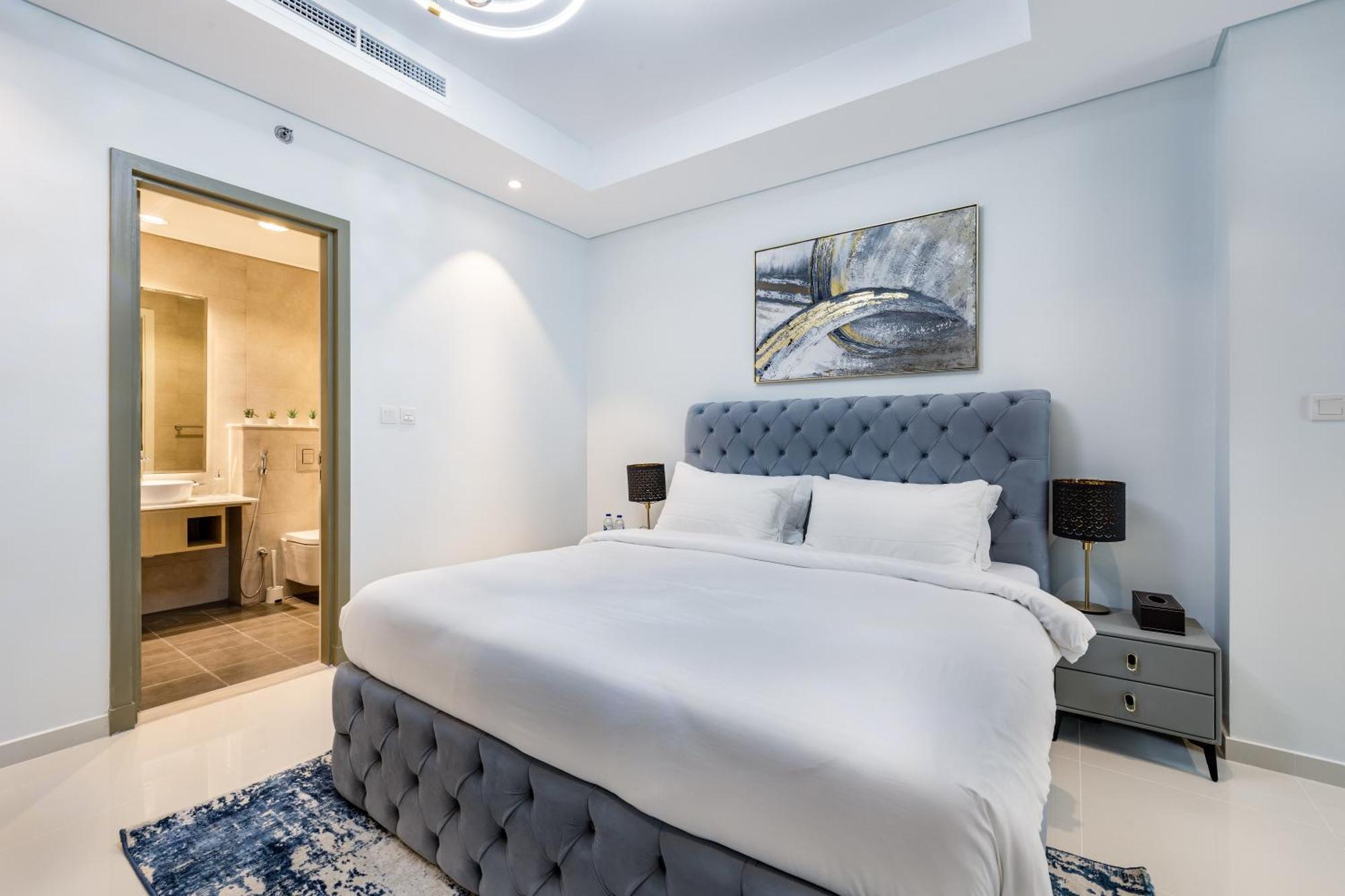 Apartmán Aliving Luxe 2Br With Burj Khalifa View Infinity Pool Midtown-4704 Dubaj Exteriér fotografie
