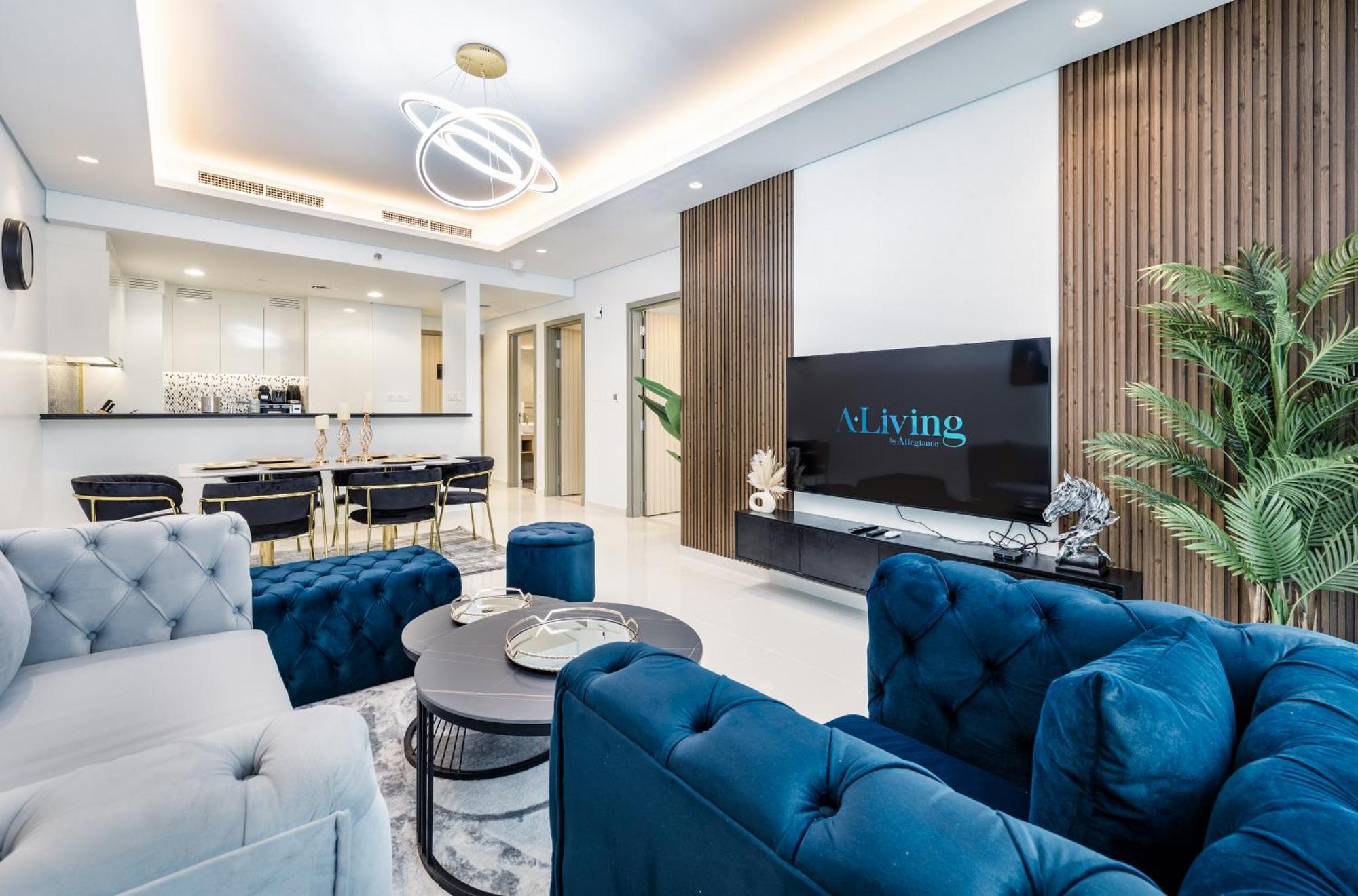 Apartmán Aliving Luxe 2Br With Burj Khalifa View Infinity Pool Midtown-4704 Dubaj Exteriér fotografie